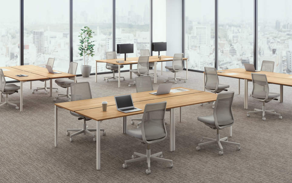 フリーアドレスのオフィス