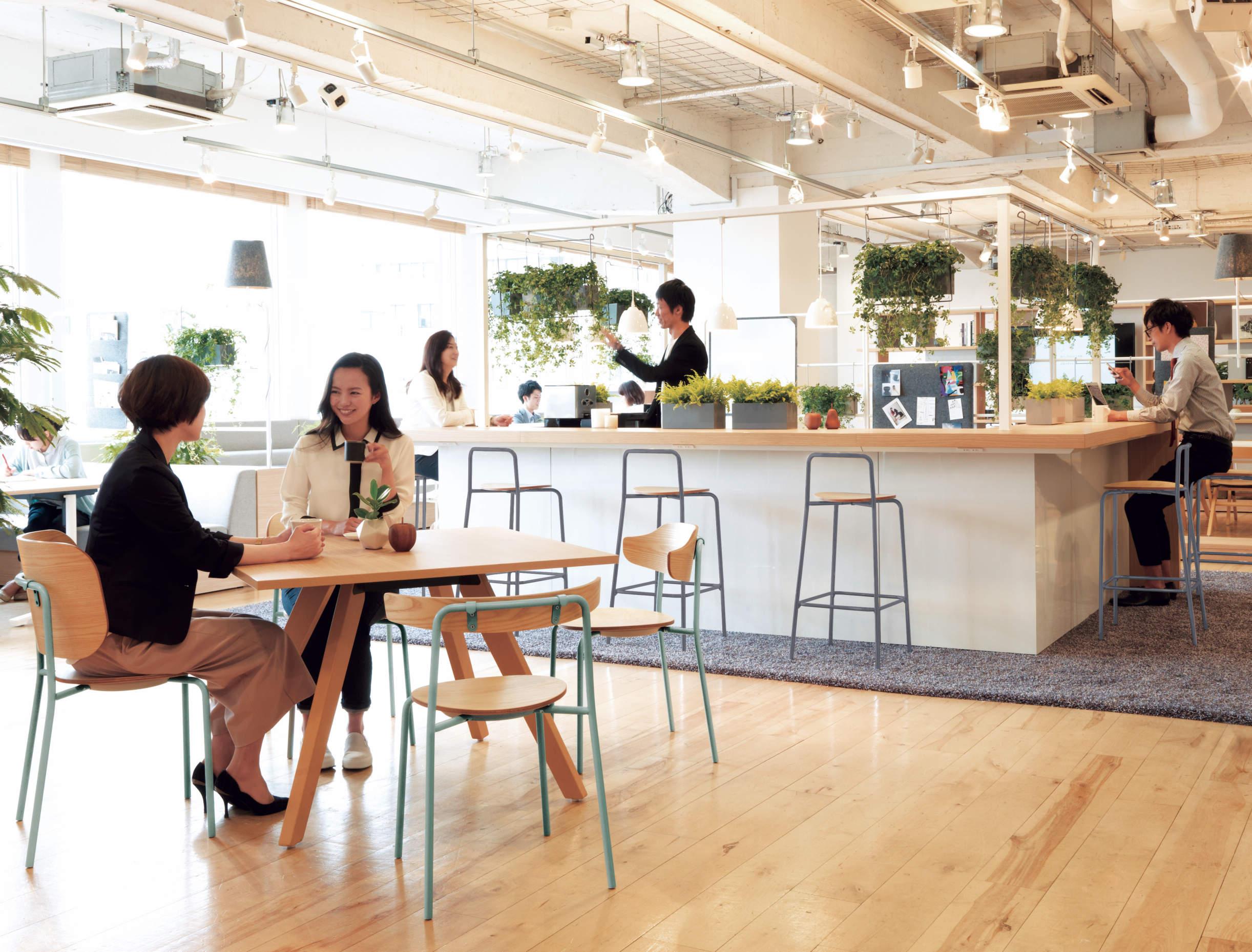 オフィスのカフェコーナー おしゃれなスペースにするためのアイディアや注意点など解説 コクヨマーケティング