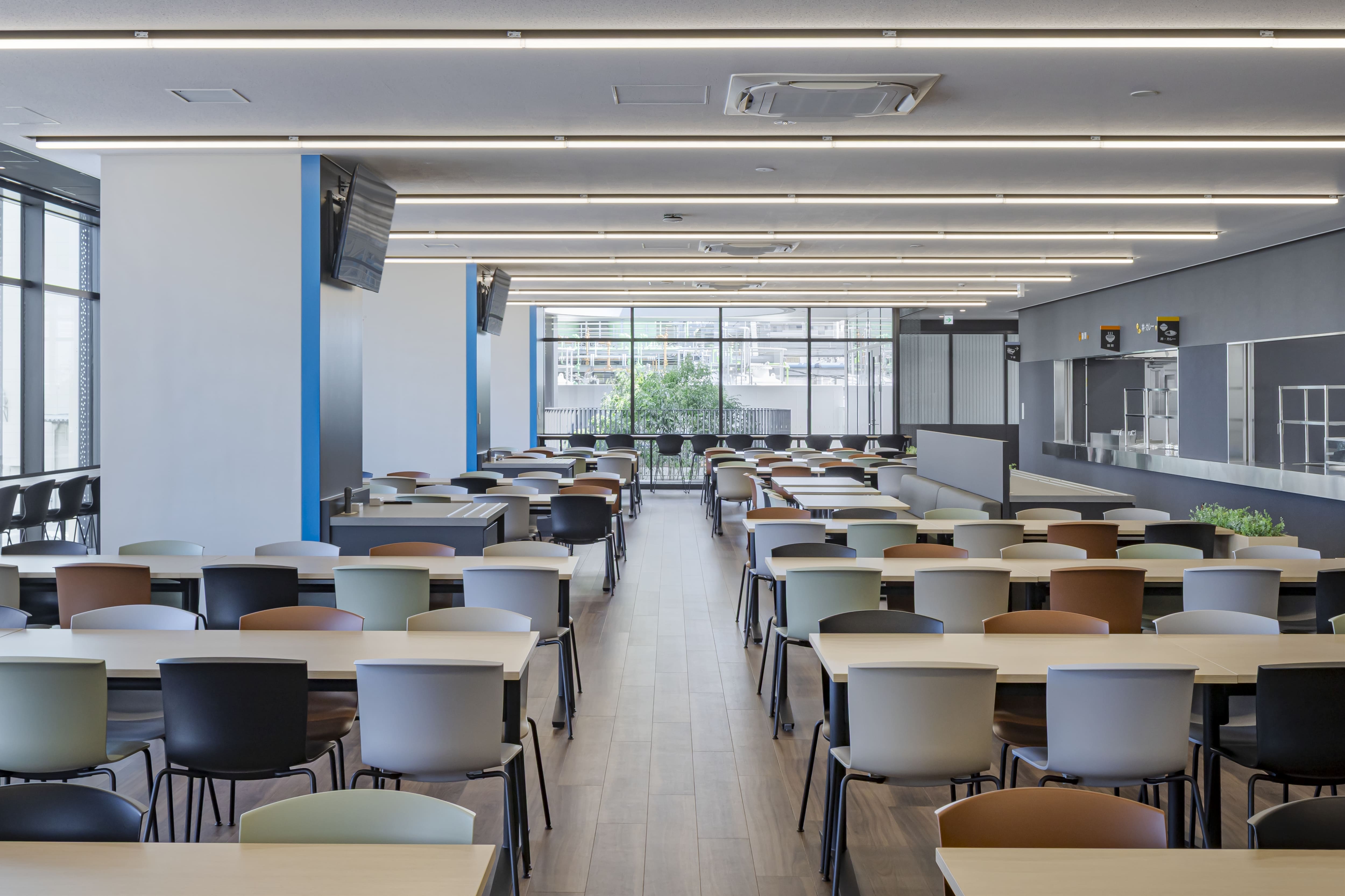 東邦チタニウム株式会社　茅ヶ崎工場様_食堂