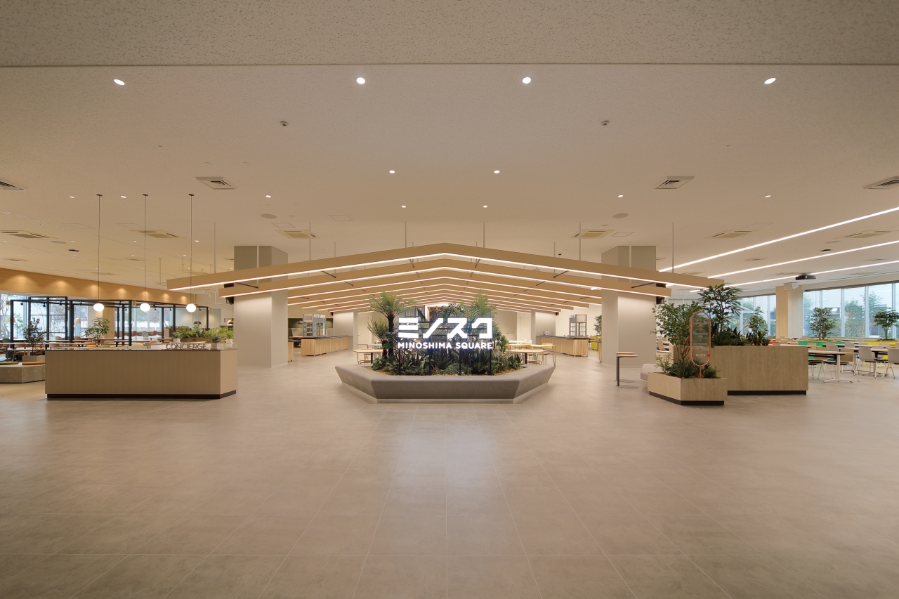 パナソニック コネクト株式会社福岡事業場様の社員食堂｜オフィスデザイン・レイアウト事例