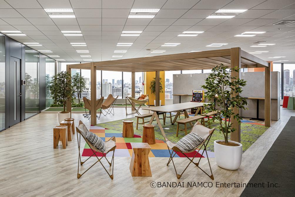 バンダイナムコエンターテインメント様のオフィス