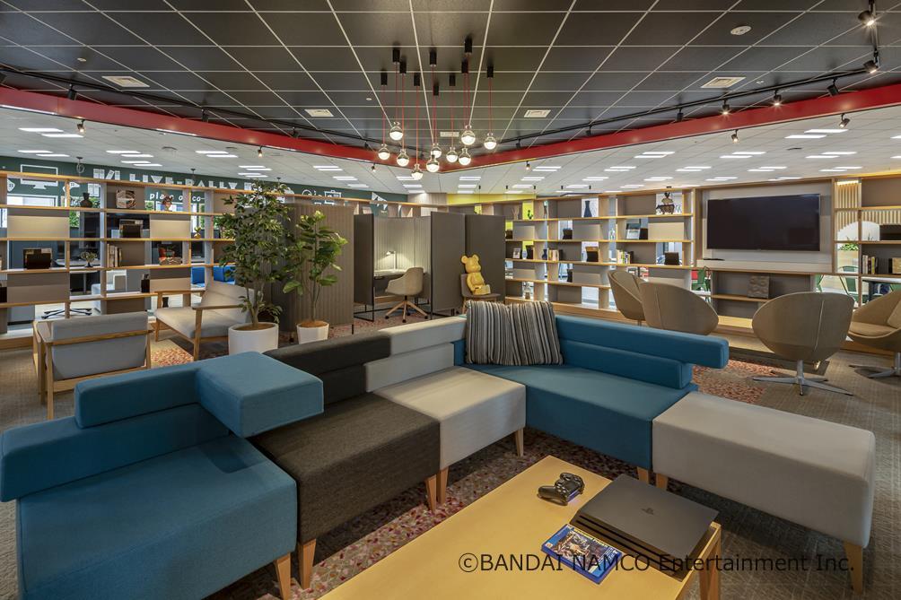 バンダイナムコエンターテインメント様のオフィス